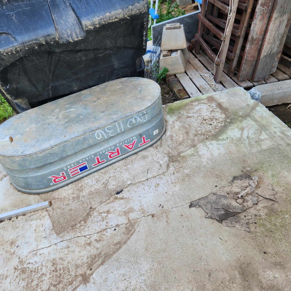 Galvanized Metal Tub